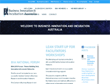 Tablet Screenshot of businessincubation.com.au